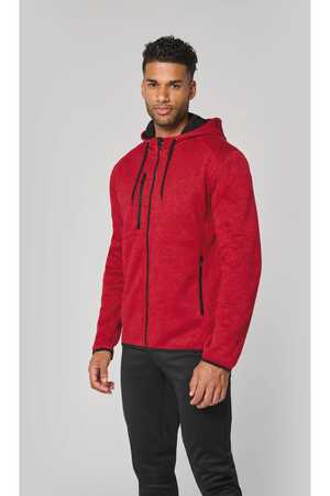 Herren-Hoodie aus Chiné