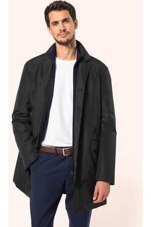Strukturierter Herren-Trenchcoat