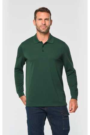 Polohemd mit langen Ärmeln