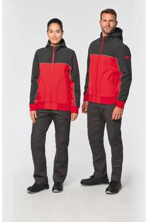 3-lagiger zweifarbiger Unisex-Softshell-Blouson