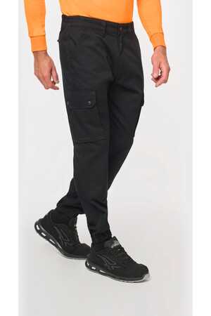 Unisex-Cargo-Hose mit elastischem Saum
