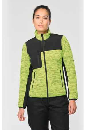 Recycelte Jacke aus Polyestertrikot für Damen