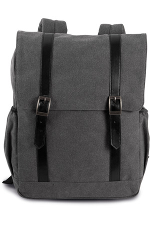 Canvas-Rucksack mit Klappe