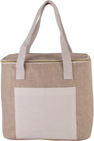 Mittelgroße Kühltasche aus Jute