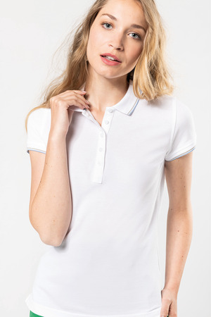 Damen Piqué Poloshirt Kurzarm