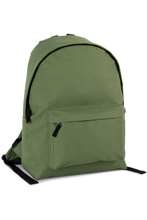 Lässiger recycelter City-Rucksack mit Fronttasche