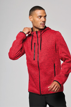 Herren-Hoodie aus Chiné