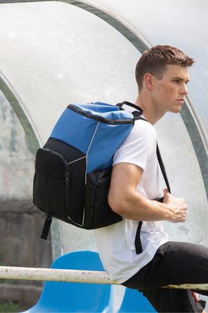 Recycelter, wasserdichter Sport-Rucksack mit Befestigungsmöglich