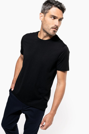 Herren-T-Shirt Supima® mit kurzen Ärmeln und Rundhalsausschnitt