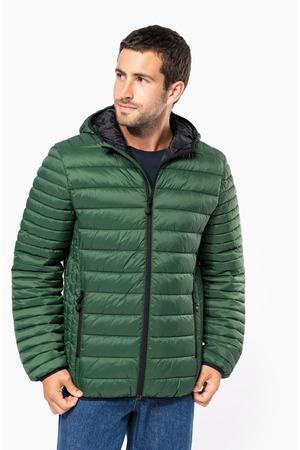 Leichte Herren-Steppjacke mit Kapuze