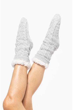 Lounge-Socke mit Sherpafutter