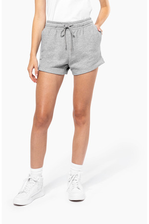 Umweltfreundliche Shorts aus gebürstetem Molton für Damen