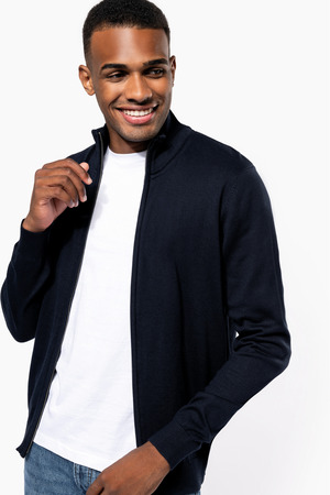 Herren Cardigan mit Reißverschluss