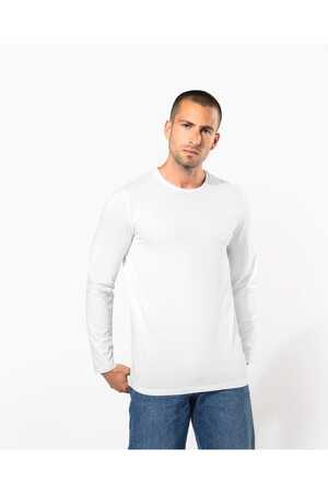 Langarm-T-Shirt mit Rundhalsausschnitt