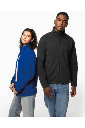 Verstellbare Fleecejacke mit elastischen Ärmelbündchen