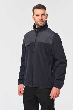Fleecejacke mit abnehmbaren Ärmeln