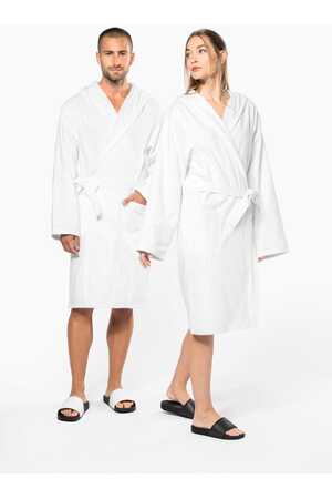 Bademantel mit Kapuze Bio