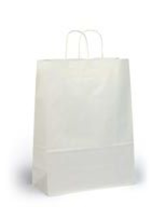 Classicbag, gerippt, mit Toptwist-Henkel (190x80x210 mm)