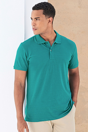 Modern Fit Cotton Microfine-Piqué Polo Shirt