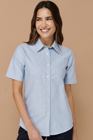 Ladies Classic Short Sleeved Oxford Shirt