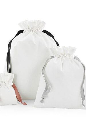 Cotton Gift Bag with Ribbon Drawstring