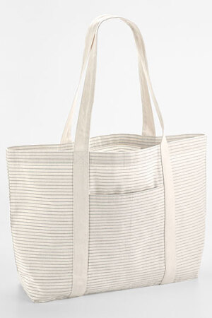 Striped Organic Cotton Shopper