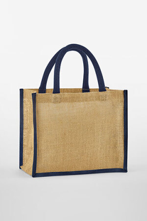 Natural Starched Jute Midi Bag