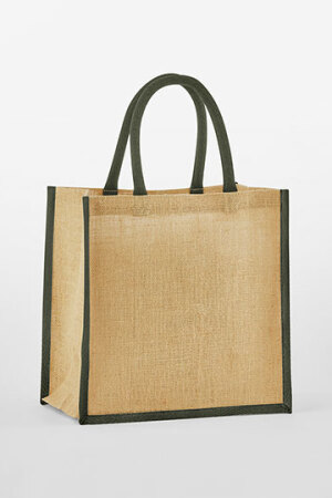 Natural Starched Jute Mini Gift Bag