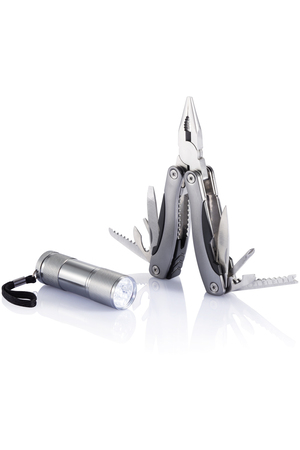 Multitool und Taschenlampen Set