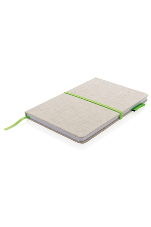 A5 Eco Jute Baumwoll-Notizbuch