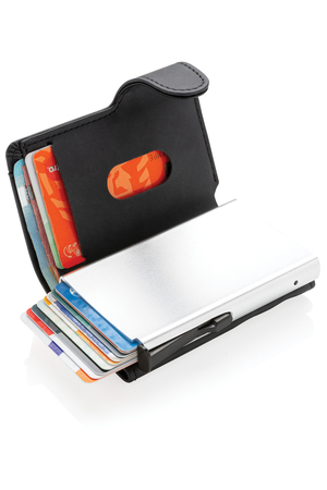 Aluminium RFID Kartenhalter mit PU-Börse