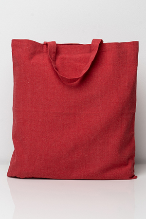 Baumwolltasche recycelt, kurze Henkel