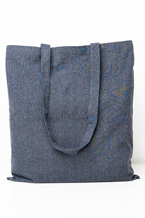 Baumwolltasche reycelt, lange Henkel