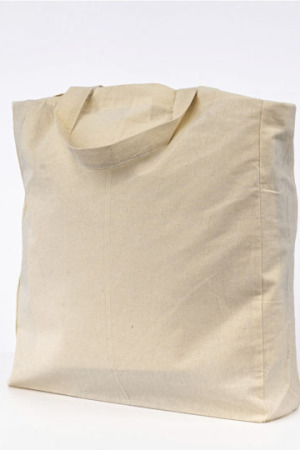 Cotton Bag Side Fold Short Handles