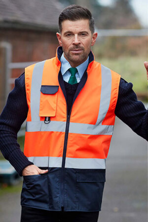 Hi-Vis Two-Tone Bodywarmer