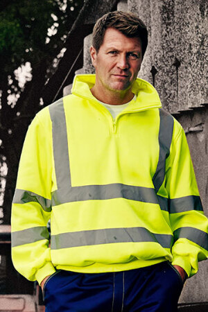 Hi Vis 1/4 Zip Sweatshirt