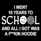 M05 - I went 10 years to school and all i got was a fuckin hoodie